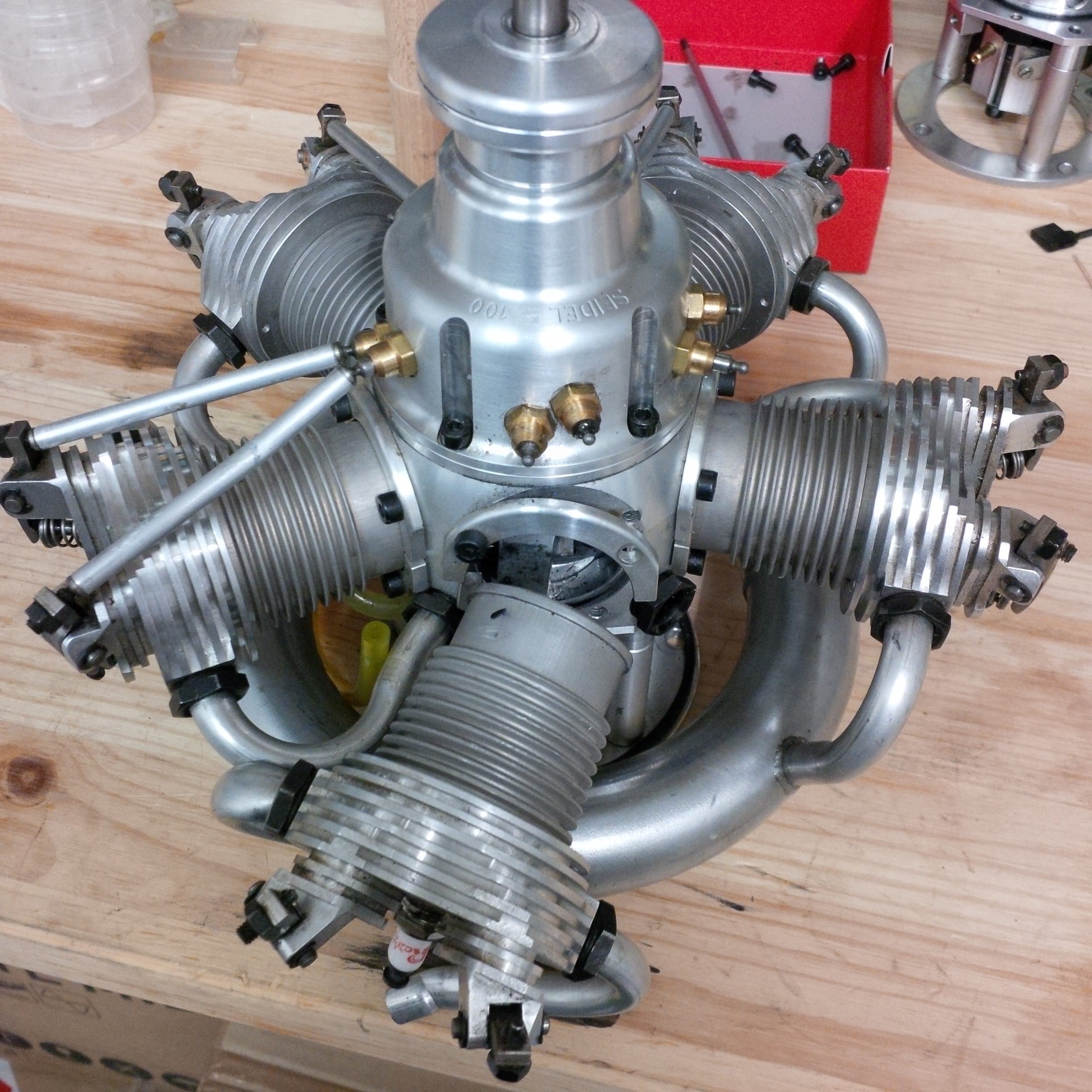 Radial model cheap airplane engine